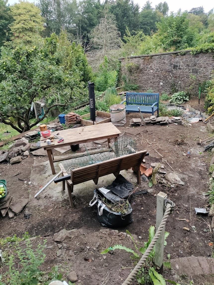 Debs and Pete W. — From overgrown terrace to a place of joy